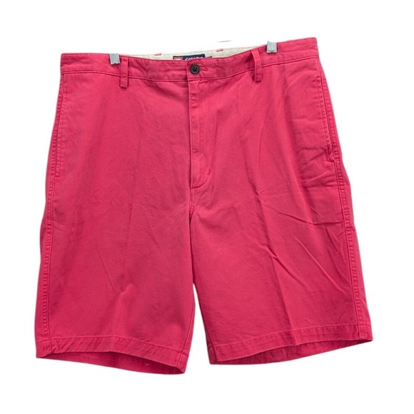 Chaps Mens Cotton Shorts Sz 36 Casual Summer Outdoor Comfy Everyday‎ Pink Preppy - Picture 2 of 9